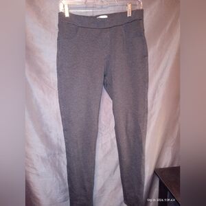 Yelete grey dress leggings with pockets